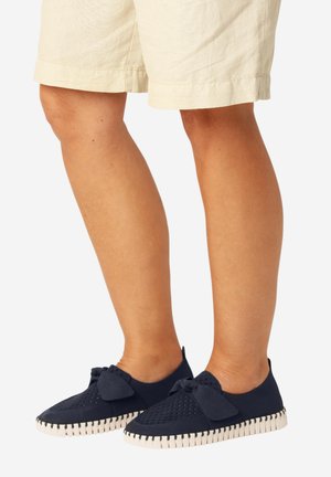 TULIP - Slipper - dark indigo pearled ivory