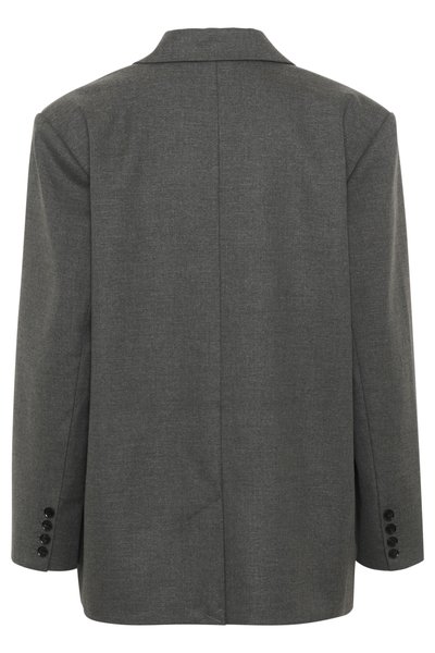 Gestuz PAULA - Blazer - dark grey melange