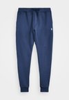 DOUBLE-KNIT JOGGER PANT - Παντελόνι φόρμας - derby blue heather