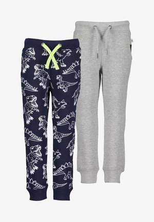 BASICS - Pantaloni sportivi - m nacht aop nebel mel