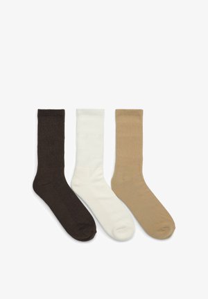 Terranova, CALZETTERIA TINTA UNITA 3 PACK - Calze - marrone