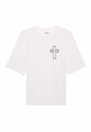 KARMA UNISEX DROPPED SHOULDER 25 - T-shirt con stampa - white