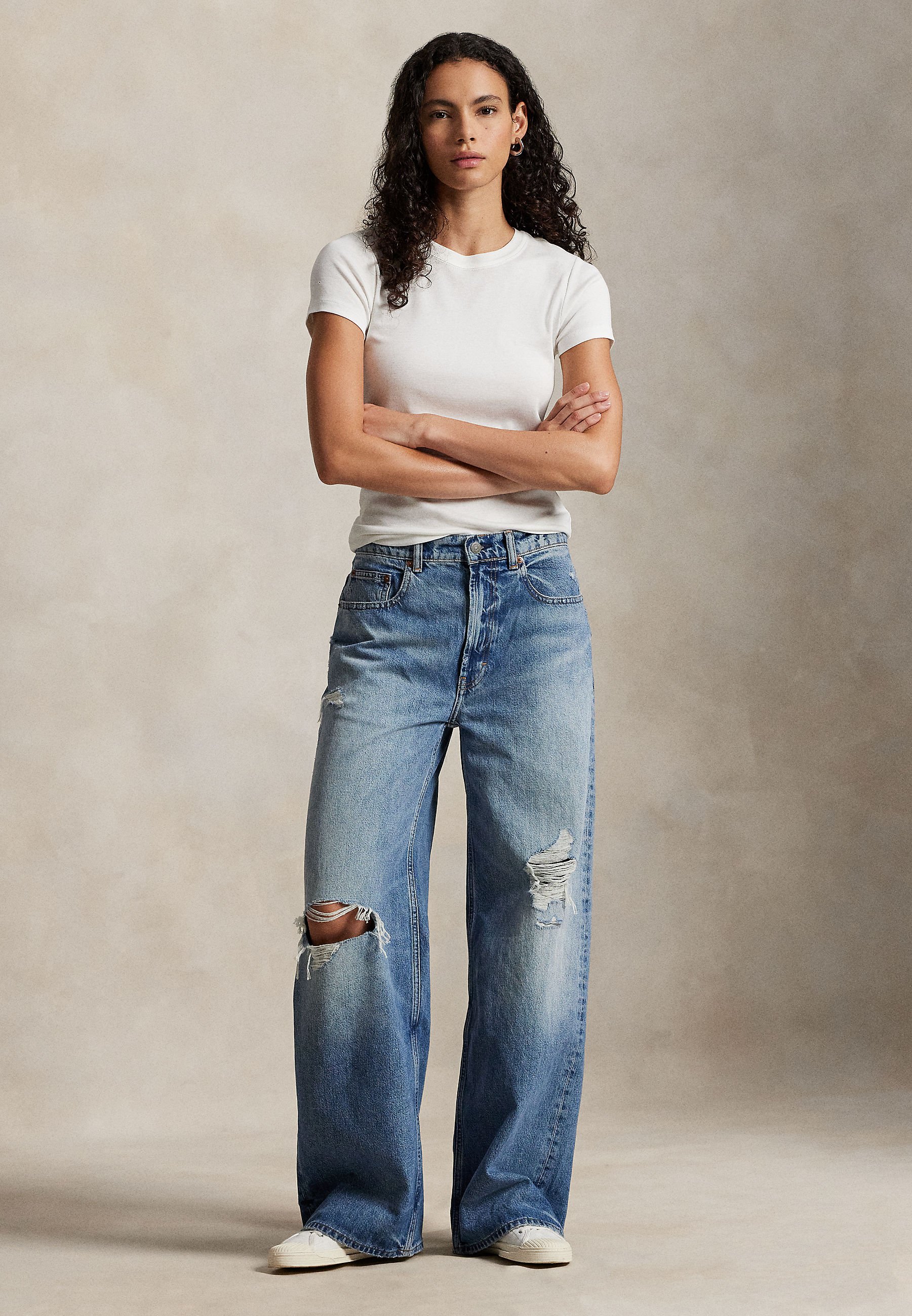 Polo Ralph Lauren RELAXED WIDE LEG JEAN - Straight leg jeans