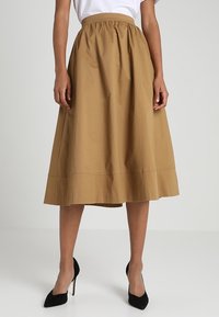 Minimum A-linjainen hame - ochre