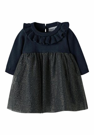 Strikkjoler - navy blazer