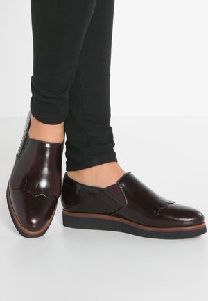 Loaferit/pistokkaat - bordeaux