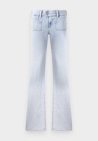 D HUSH WITH EAGLE VARIATION - Τζιν Bootcut - bleach light overdye variation light clay