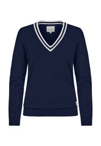 Geselecteerd, navy white