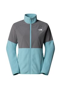 W GLACIER HEAVYWEIGHT FULL ZIP JACKET - Veste polaire - blue eclipse smoked pea