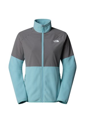 The North Face W GLACIER HEAVYWEIGHT FULL ZIP JACKET - Fleecejas - blue eclipse smoked pea