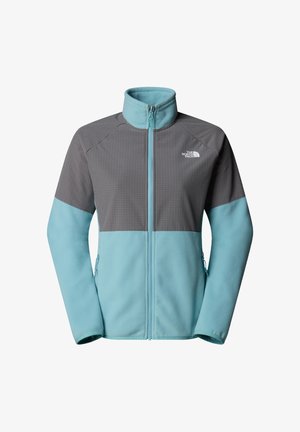 The North Face W GLACIER HEAVYWEIGHT FULL ZIP JACKET - Fleecejacke - blue eclipse smoked pea