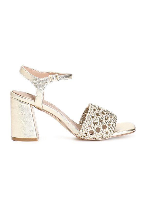 Riemensandalette - platinum