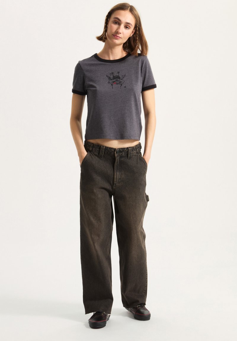 Vans EMILY DIY - Džíny Straight Fit - medium grey