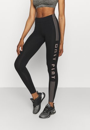 ONPJUTA LIFE LEG - Medias - black/deep taupe
