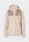 W ANTORA RAIN JACKET - Водоустойчиво яке - timeless taupe/garnet