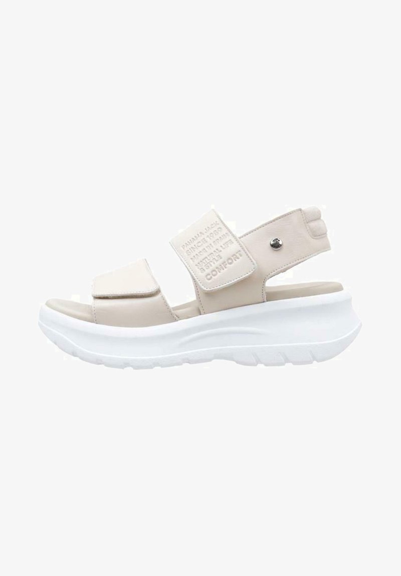 Panama Jack NOAH B2 - Sandalias de cuña - white