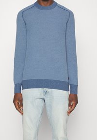 BOSS Stickad tröja - blue