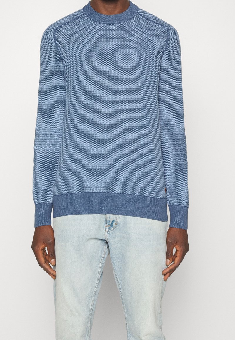 BOSS Stickad tröja - blue