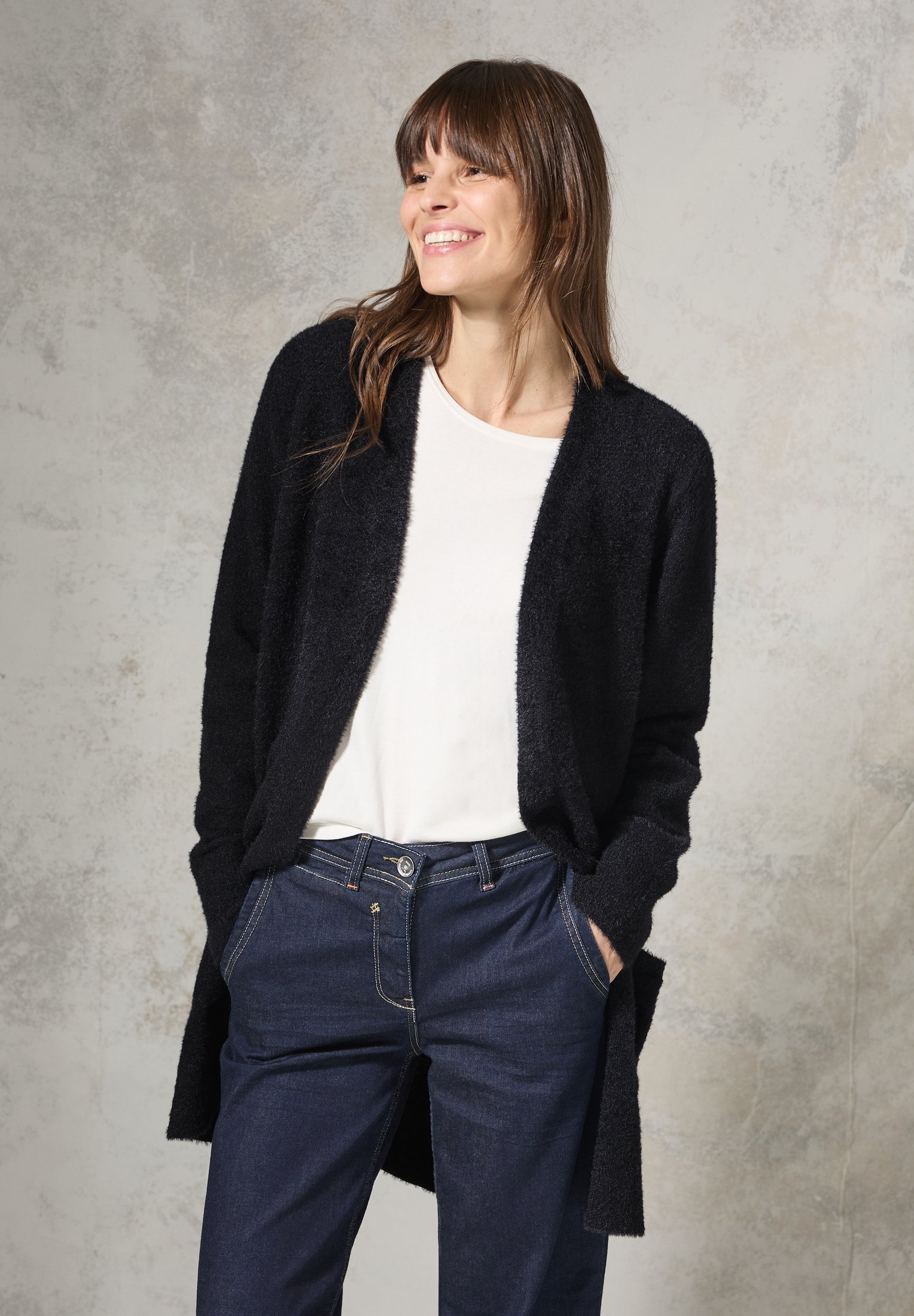 Cecil Cardigan schwarz/black Zalando