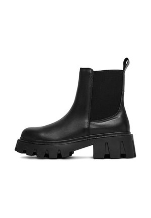 Botine cu platformă - black