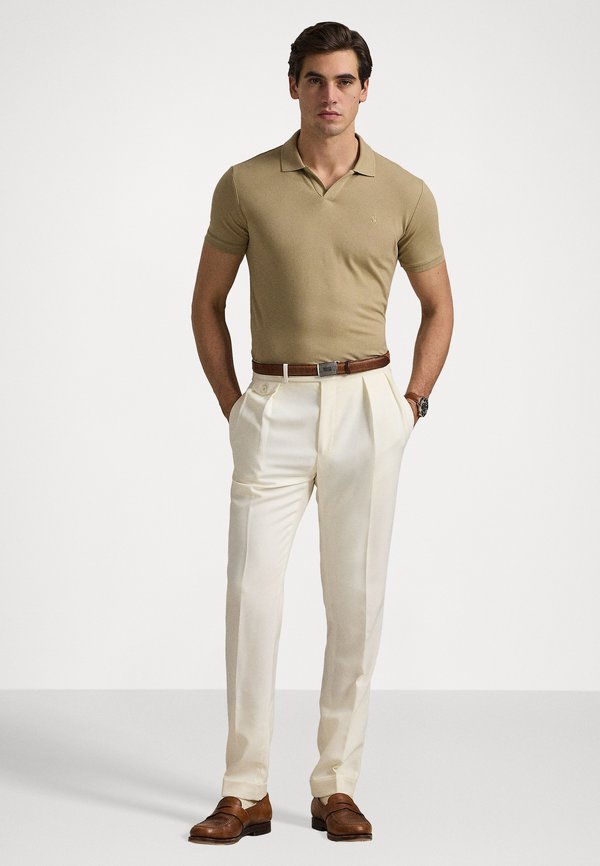 CUSTOM SLIM FIT STRETCH - Polo shirt - classic khaki3