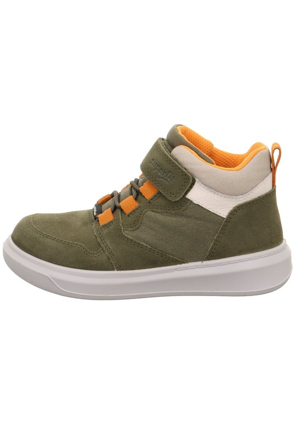 Sneaker high - grün orange