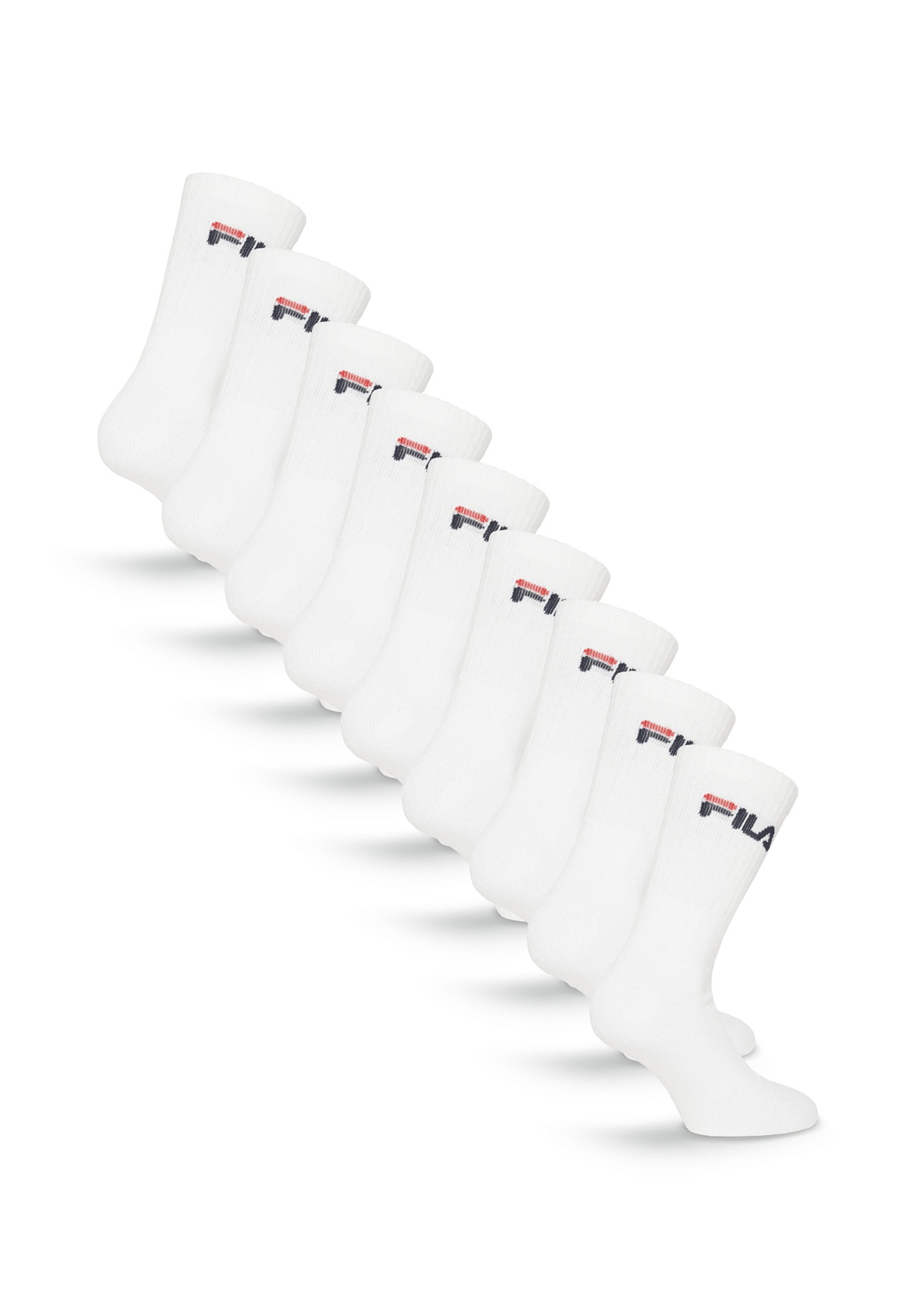 FILA 크루 양말 9팩