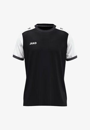 JAKO FUSSBALL - TEAMSPORT - DYNAMIC KA - T-Shirt sport - schwarzweissgrau