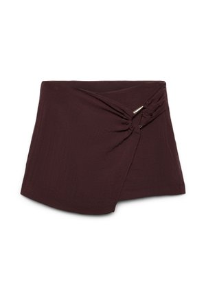 Calliope, PANTALONE CORTO TINTA UNITA - Shorts - marrone