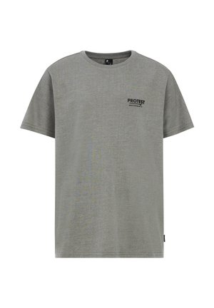 THUNT JR - Majica kratkih rukava s printom - soil grey