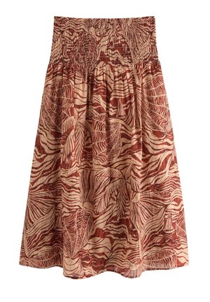 Lindex, LINDEX MAXI SKIRT WITH SMOCKED WAIST LINDEX - Gonna lunga - brown
