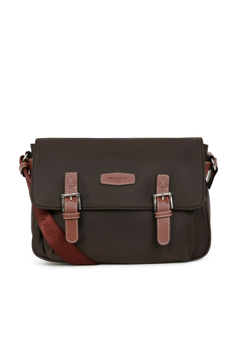 Hexagona DIVERSITÉ - Borsa a tracolla - marron foncé