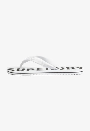 Superdry & Co ESSENTIAL - Sandales tongs - weiß