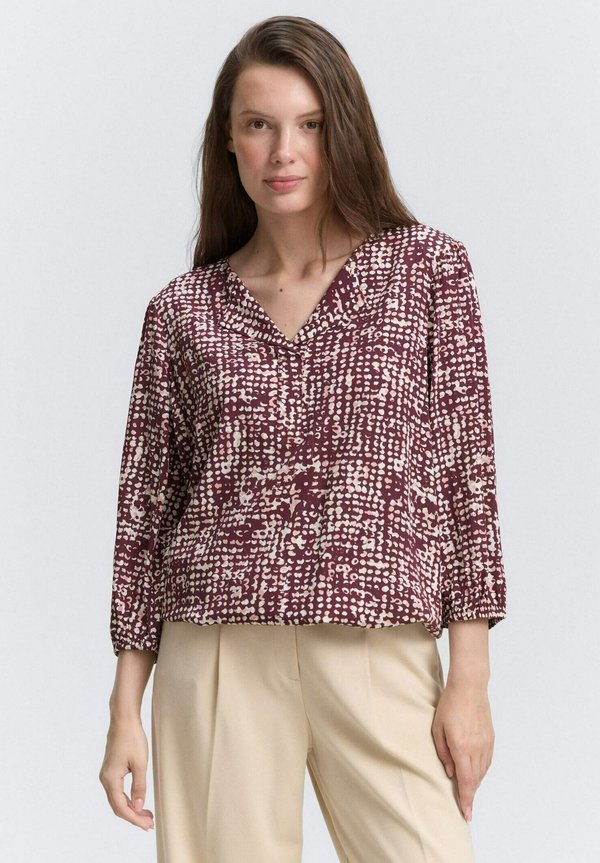 WITH FEMININE V NECK - Bluse
