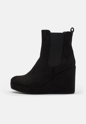 Botines de tacón - black