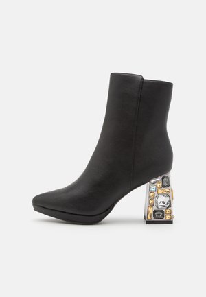 Menbur, Bottines à talons hauts - black