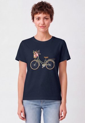 watapparel, DAMENFAHRRAD - T-Shirt print - french navy