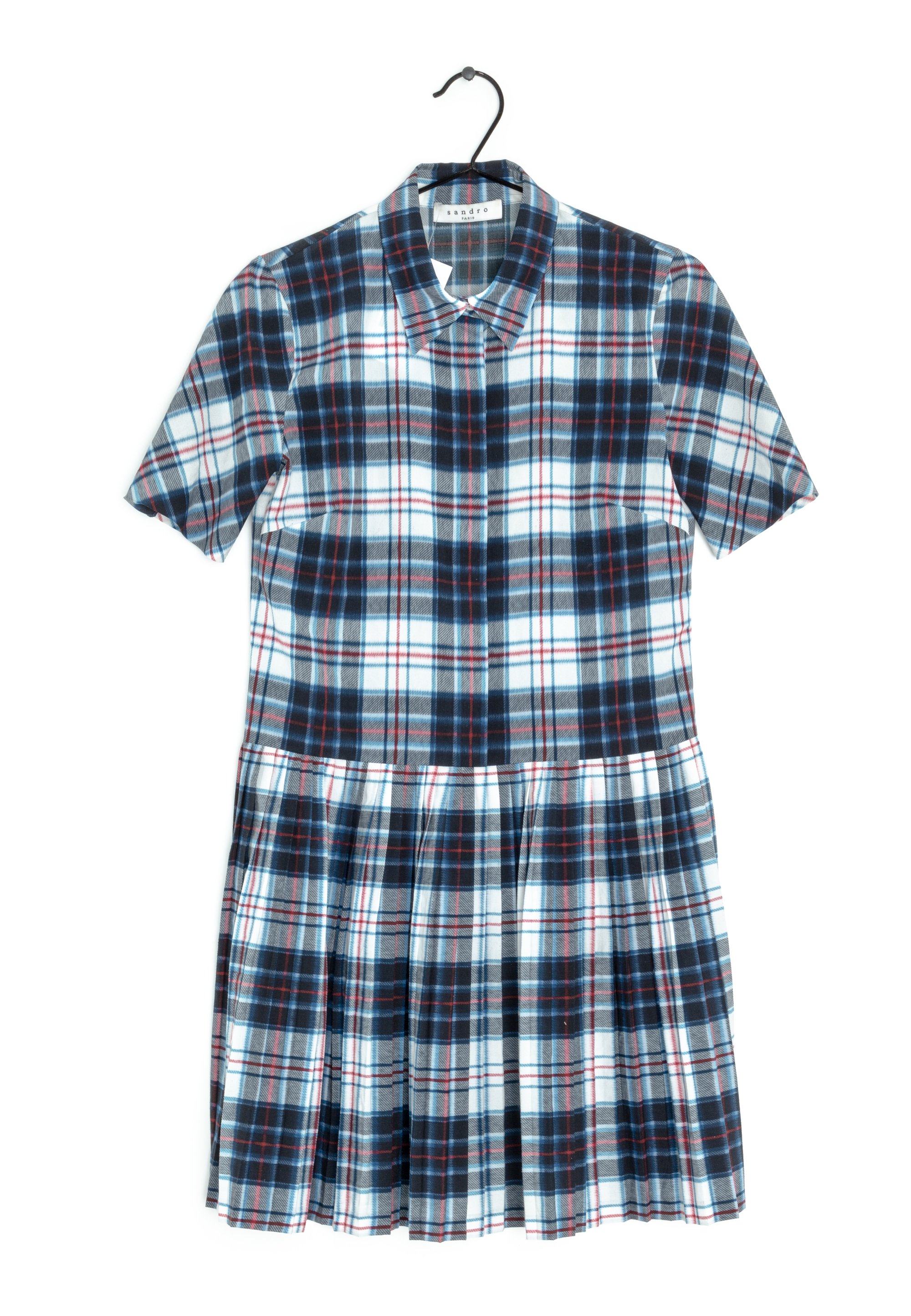 Sandro Paris Sandro Shirt Dress Short Tweed Dress