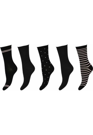 5-ER PACK - Strømper - sort