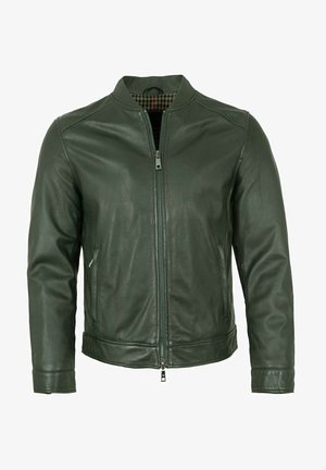 Milestone MSGEORGE - Lederjacke - dunkelgrün