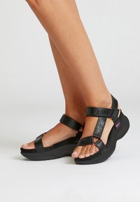 Timberland ALLINGTON HEIGHTS - Sandali con tacco - black/nero
