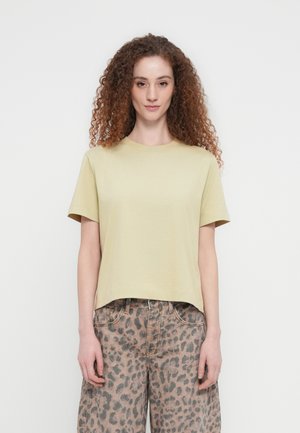 SLFESSENTIAL BOXY TEE  - Basic T-shirt - lint