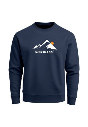 GRAFIK BERGE FRONTPRINT - Sweatshirt - navy