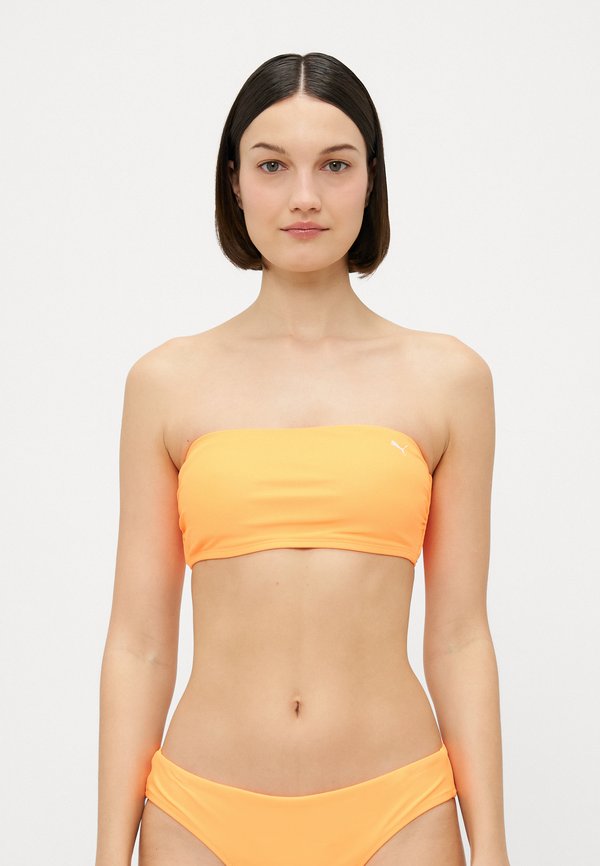 SWIM WOMEN BANDEAU - Bikini top - sun orange2