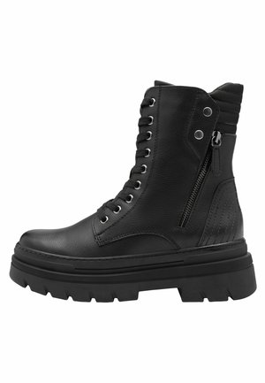 Bottines à lacets - black comb