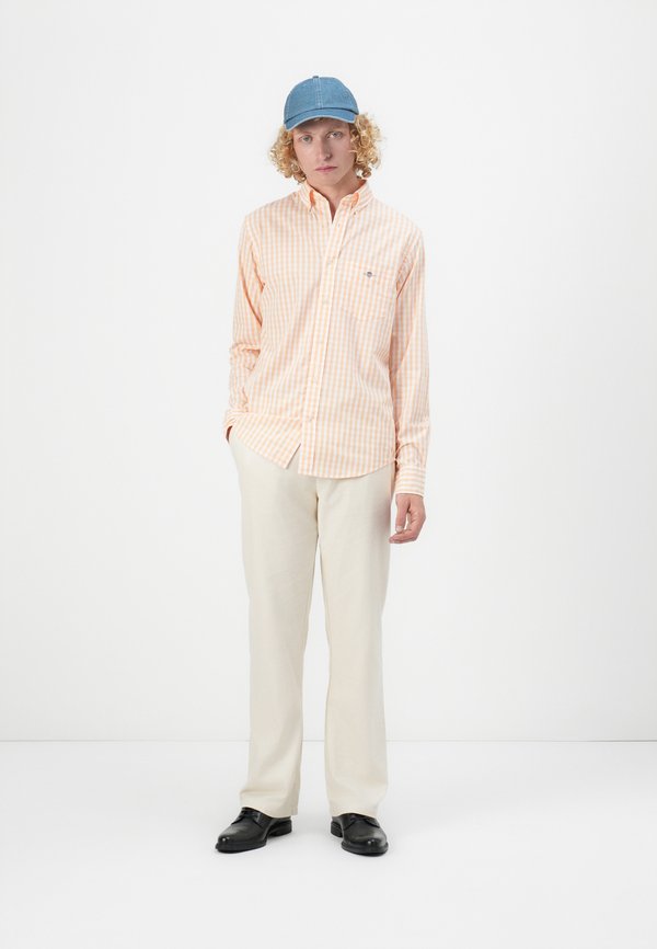 CLASSIC GINGHAM SHIRT - Shirt - peachy orange4
