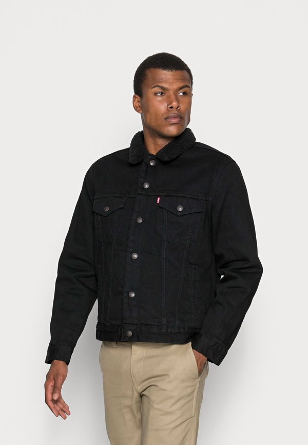 TYPE III SHERPA TRUCKER JACKET - Jeansjacke - back denim