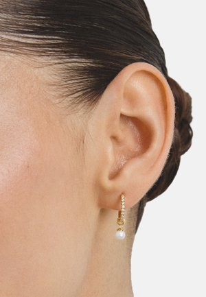 THOMAS SABO, CREOLEN PERLE MIT ZIRKONIA - Ohrringe - gold-coloured