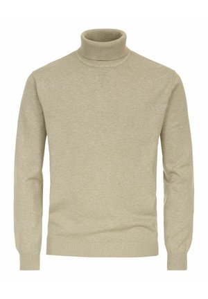 ROLLKRAGEN - Strickpullover - beige