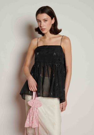 LOLA EMBELLISHED - Μπλούζα - black